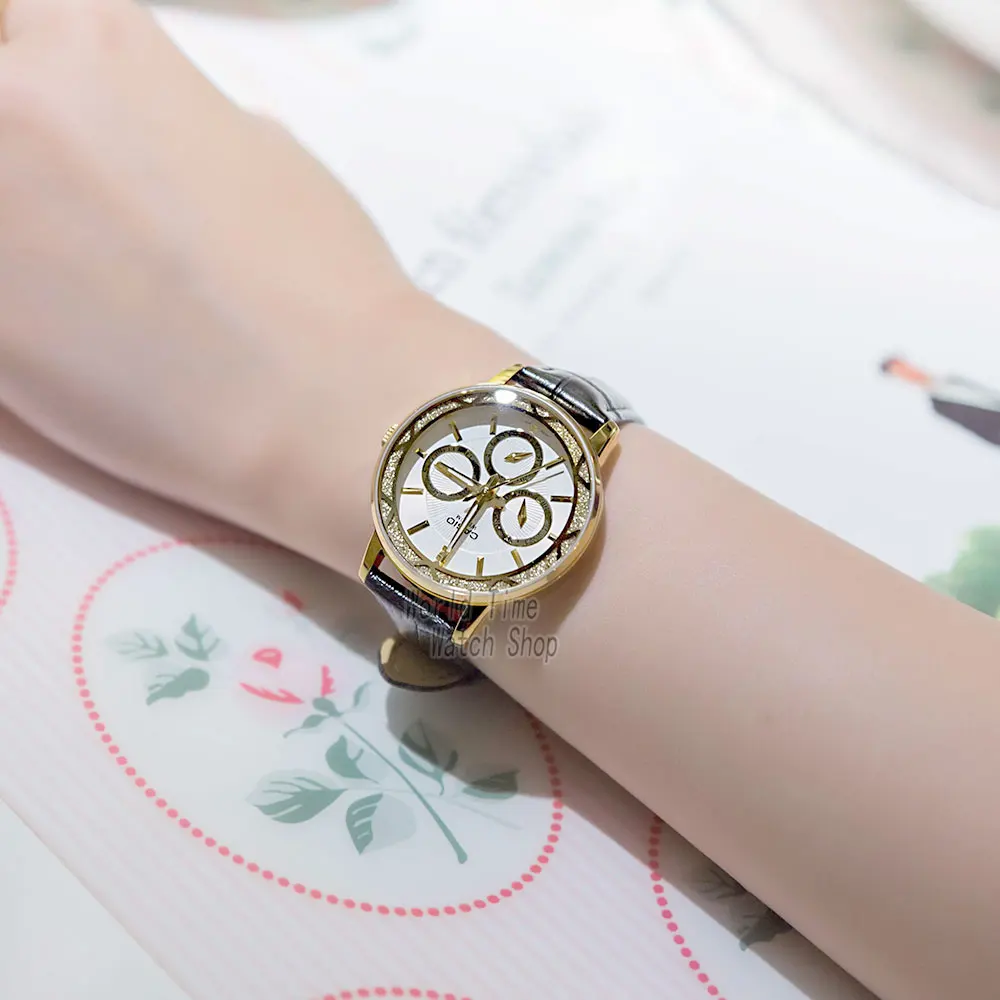 Casio смотреть женские часы лучший бренд класса люкс 50м Водонепроницаемый