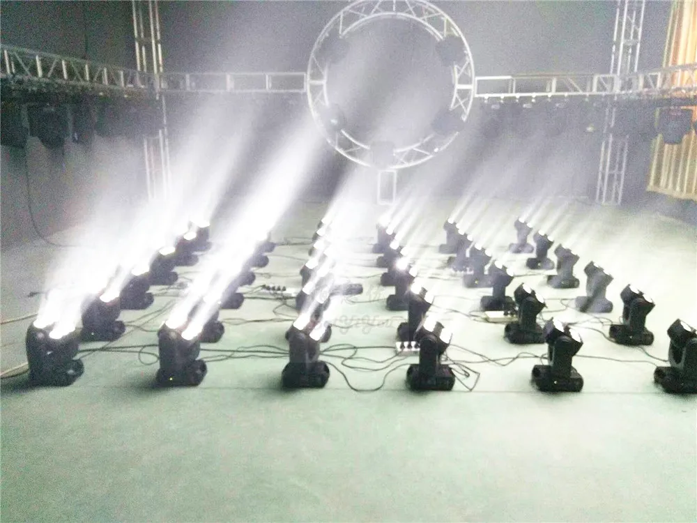 2x 3*3 Pixel Matrix LED Moving Head Individually Controlled 3x3 9pcs 12W RGBW 4In1 Beam Wash Blinder | Лампы и освещение