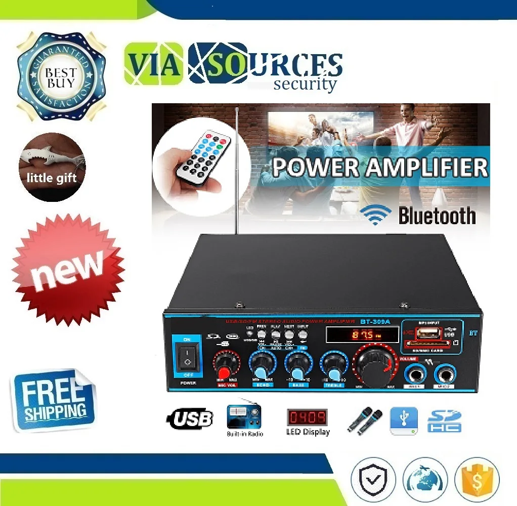HIFI 2CH 800 W аудио Мощность усилитель 12/220 V Проекторы для домашнего кинотеатра с