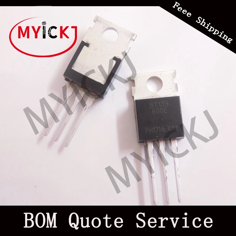 5PCS BT139-600E NXP IC-CHIP TO-220 | Аксессуары для освещения