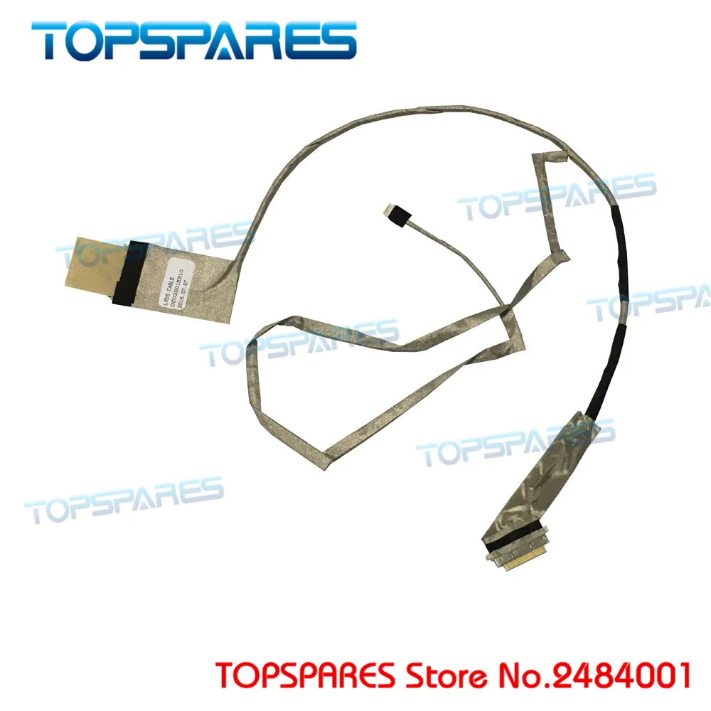 New Laptop Video Cable For Lenovo G580 G585 G580A G480 G485 QIWG6 LVDS CMOS DIS DC02001ES10 Series LCD Screen Dsiplay |