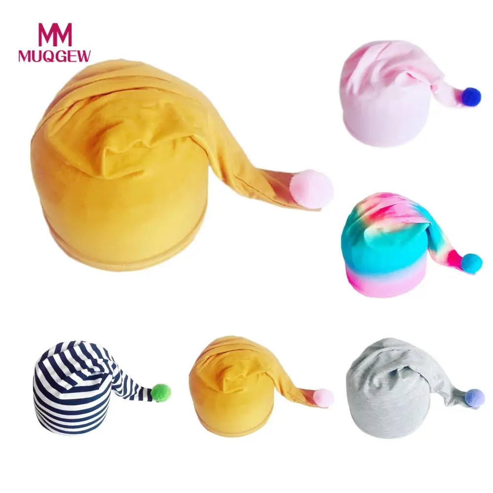MUQGEW 1Pc Newborn Toddler Kids Warm Cotton Hat Baby Boy Girl Turban Beanie Headwear Tie Tire cap Mop Tail | Детская одежда и