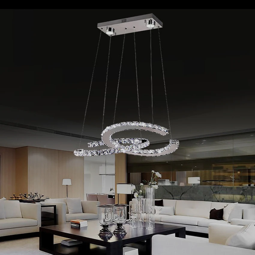 Новинка 2017 креативная люстра светодиодная хрустальная для кафе одежды столовой