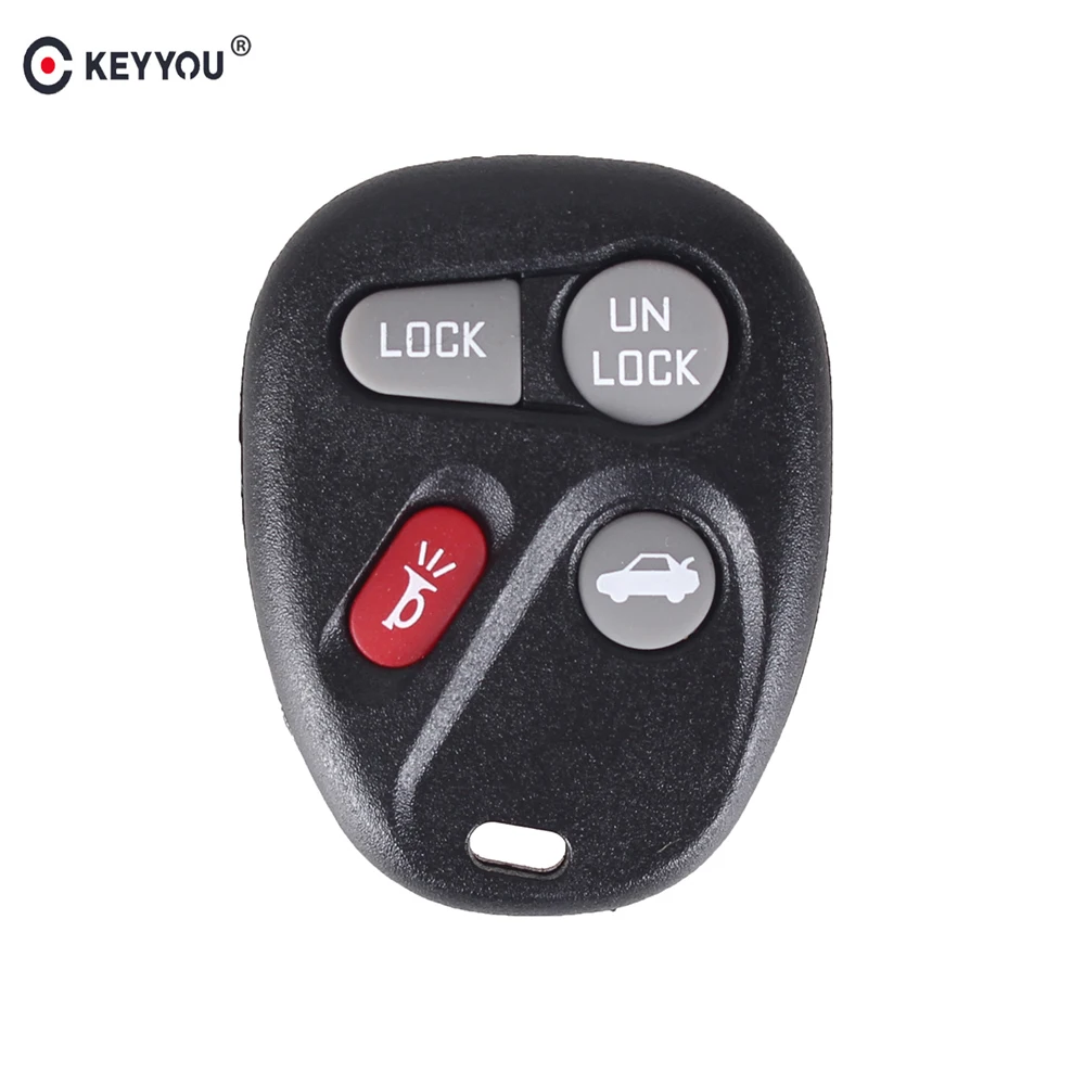 Запасной пульт дистанционного управления KEYYOU с 4 кнопками для GMC BUICK CADILLA CHEVROLET