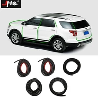 jho whole car soundproof rubber insulation sealing strip hood tailgate door edge for ford explorer 2011 19 18 12 13 14 15 16 17