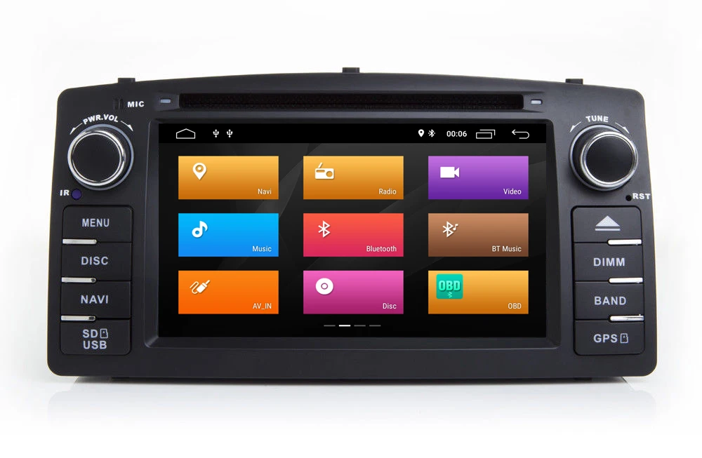Android 9 0 четырехъядерный автомобильный DVD GPS плеер для TOYOTA COROLLA E120 BYD F3 Радио стерео