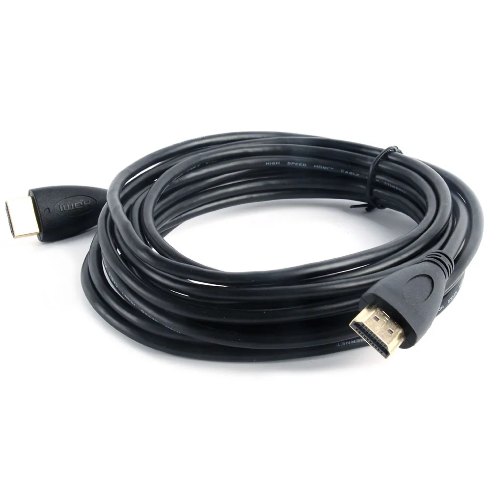 Новый 16Ft 5m HDMI V1.4 AV кабель высокой скорости 3D Full HD 1080P для Xbox DVD HDTV| |