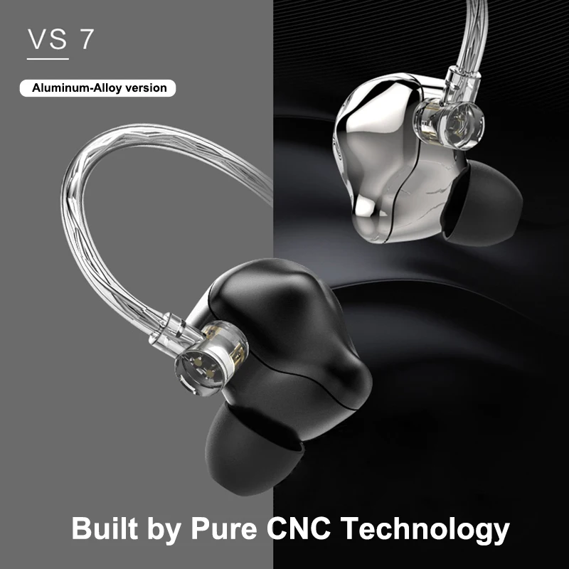 Динамическая версия VSONIC VS7 динамическая из смолы Hi Fi аудио наушники вкладыши с 2