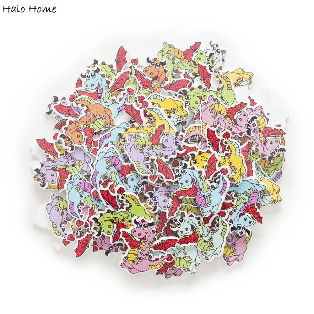 30 шт крючки для Дракона шитья деревянные пуговицы Скрапбукинг подарок ручной