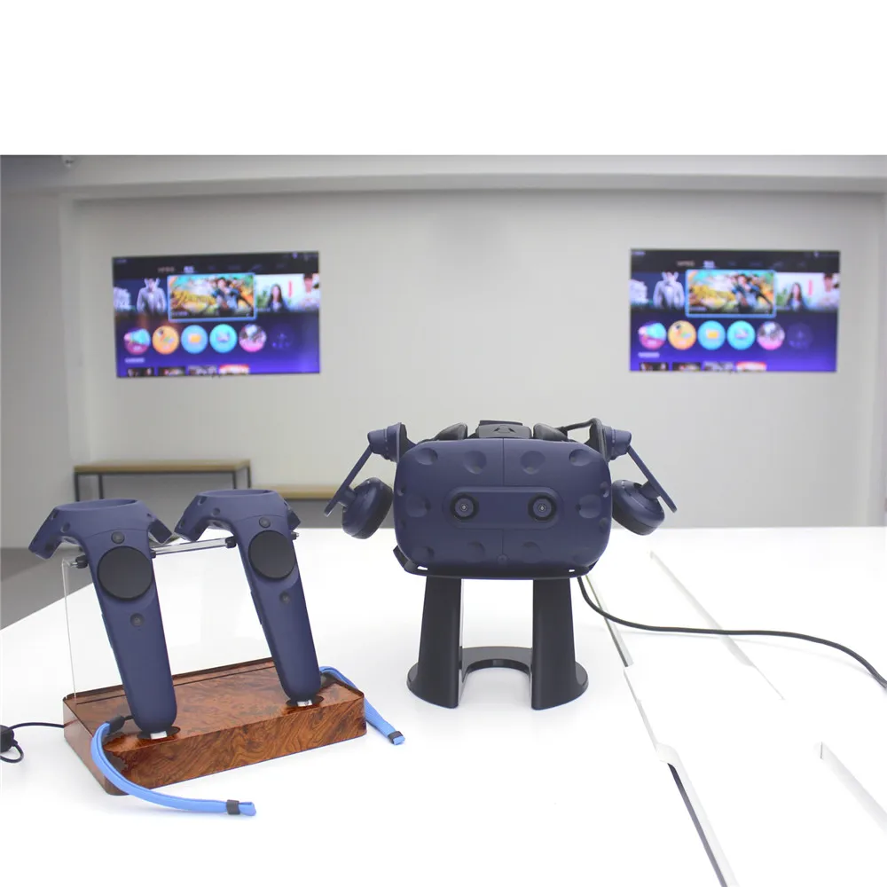 Магнитная зарядная станция с двойной ручкой для контроллера HTC Vive/ Pro VR двойное