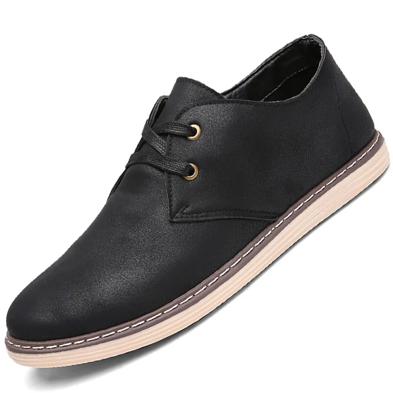 2016 Winter Loafers Men Oxford Flat Shoes brand Moccasins Leather Casual zapatos hombre | Обувь