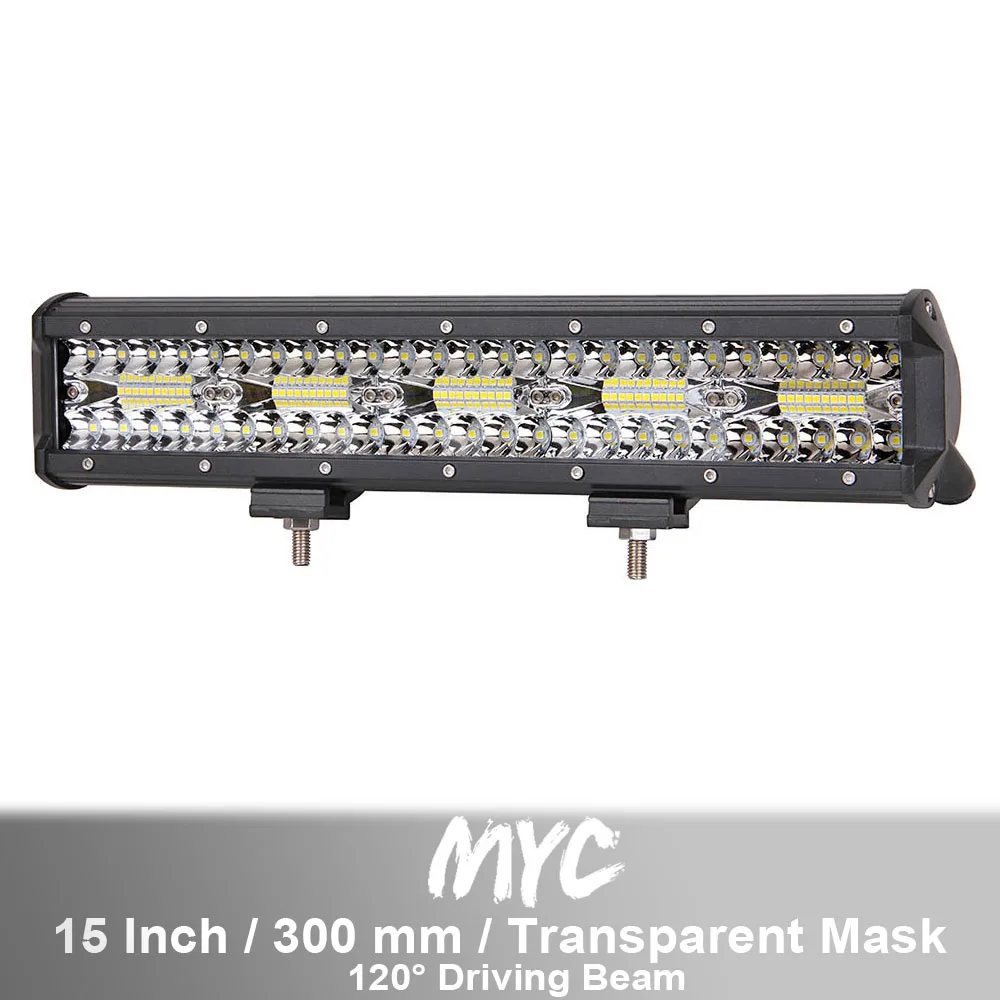 300W x1 " 7" 1" 20 дюймов 3 ряда комбо балка Led светильник бар для внедорожник автомобиль Лодка Грузовик ATV 4X4 ATV внедорожник вождения экскаватор светильник s - Цвет: 300W x1