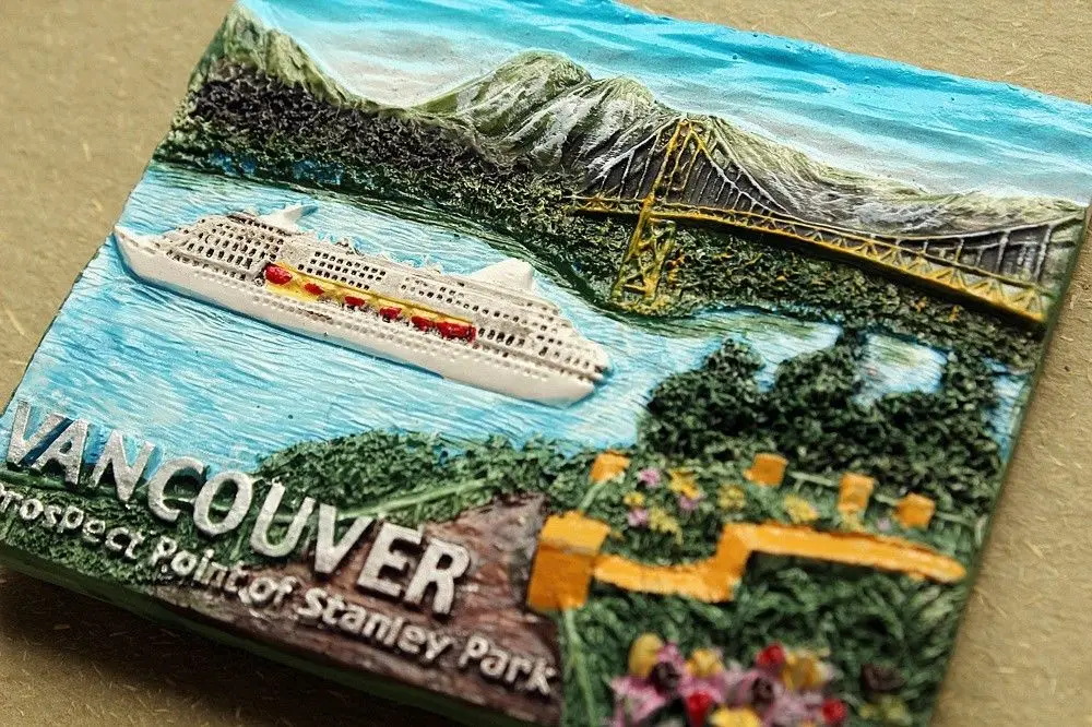 3D полимерный декоративный Магнитный сувенир на холодильник для путешествий