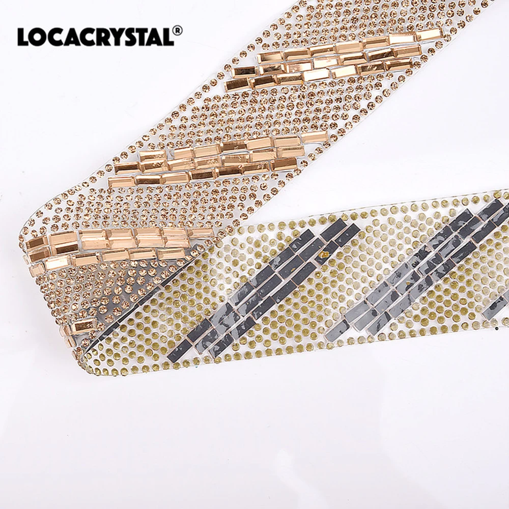 Мотив горный хрусталь для отделки Аппликации Новый стиль заостренная цепь со