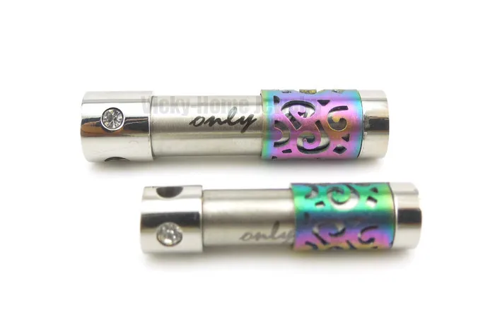 Бесплатная доставка пара радужных подвесок для эфирного масла из нержавеющей