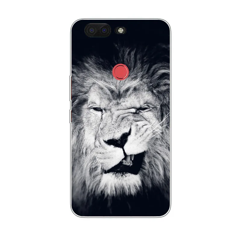 Чехол Infinix Zero 5X603 мягкий чехол из ТПУ С Рисунком Тигра льва для телефона защитный |