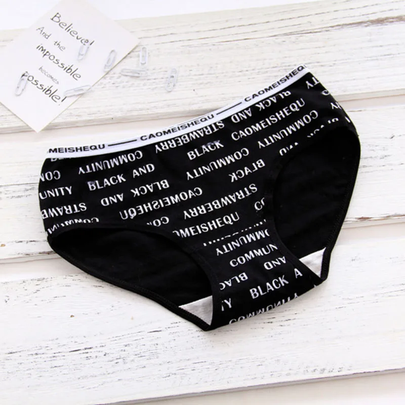 New girls panties young ladies stripes black white underwear cotton children's FAZ0061 | Детская одежда и обувь