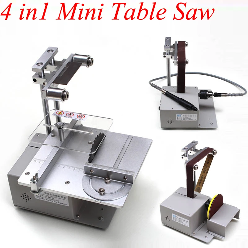 Small Table Saw Micro Chainsaw Multi-function Mini Cutting Machine Diy Woodworking Saws Precision Desktop Cutting Table Saw
