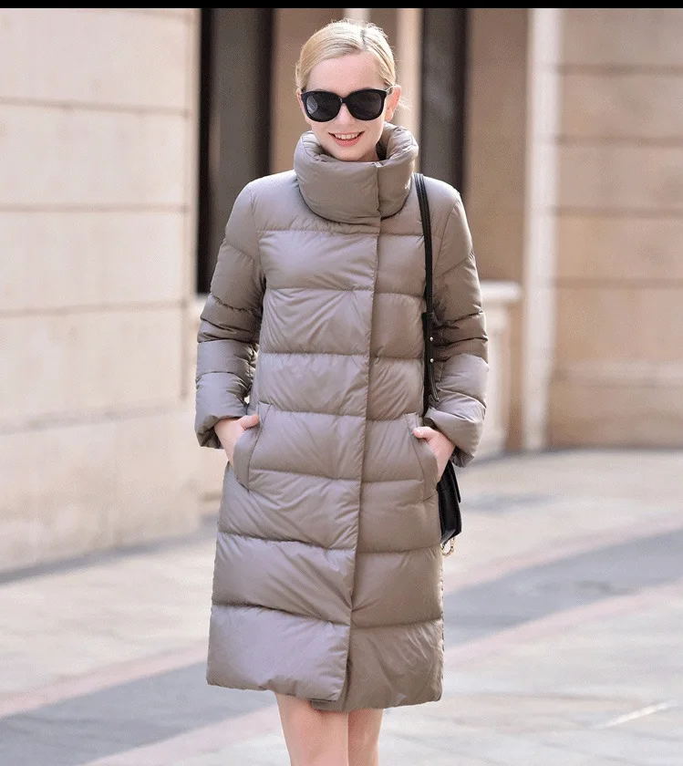 CIVICHIC высокое Класс женский утолщенный пуховик Женская плотная детская бархатная