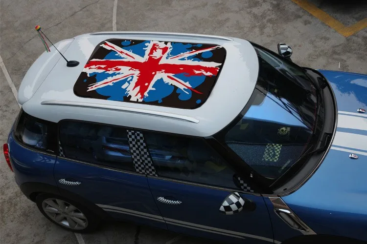 Наклейки для автомобиля Mini cooper R55 R56 R57 R58 R61 R60 F56 F55 наклейки на крышу аксессуары