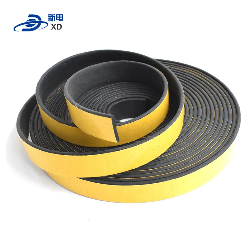 

Adhesive backed adhesive epdm foam rubber strips