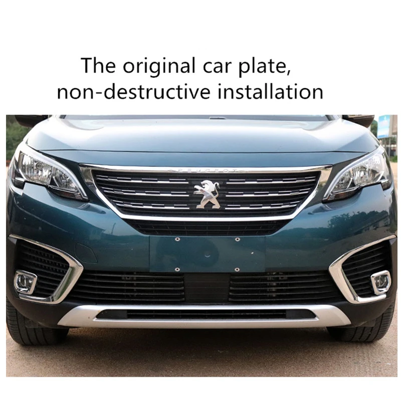 2 шт. декоративная рамка для передних противотуманных фар Peugeot 5008 2017 2018 2019 |