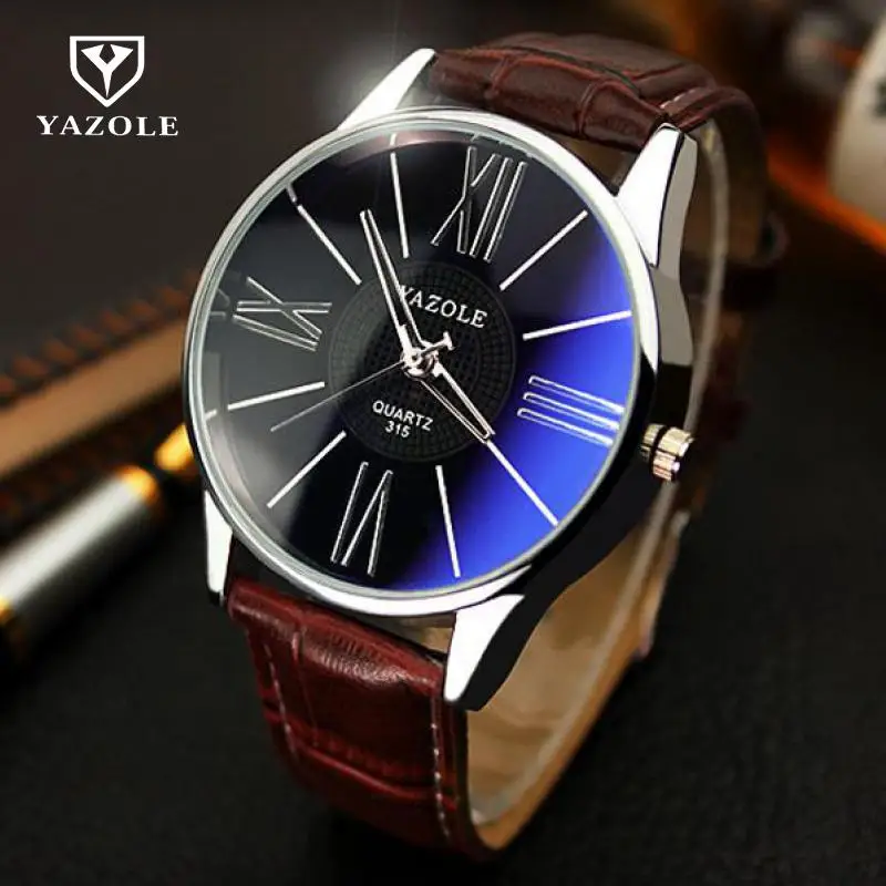 Мужские часы YAZOLE спортивные водонепроницаемые деловые кварцевые|watch business|watch fwatch
