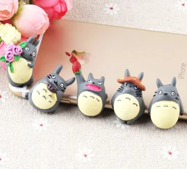 (10 шт./лот) Хаяо Миядзаки Тоторо мультфильм Смола магнит на холодильник | Дом и сад