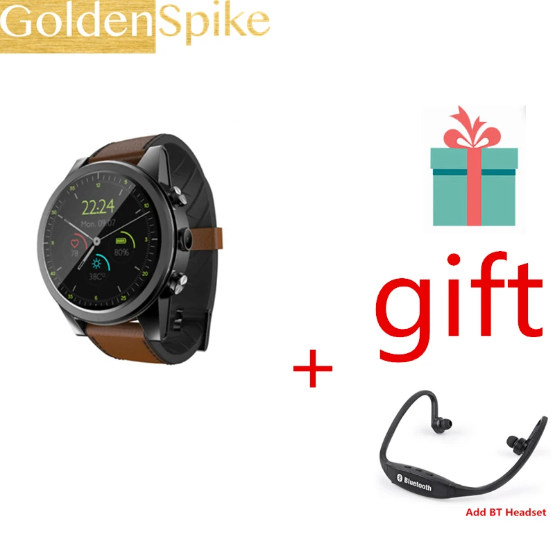 GOLDENSPIKE X360 4g Смарт-часы для мужчин Android 7,1 3 ГБ 32 ГБ IP67 Водонепроницаемый 1,6 дюймов AMOLED экран 600 мАч батарея умные часы