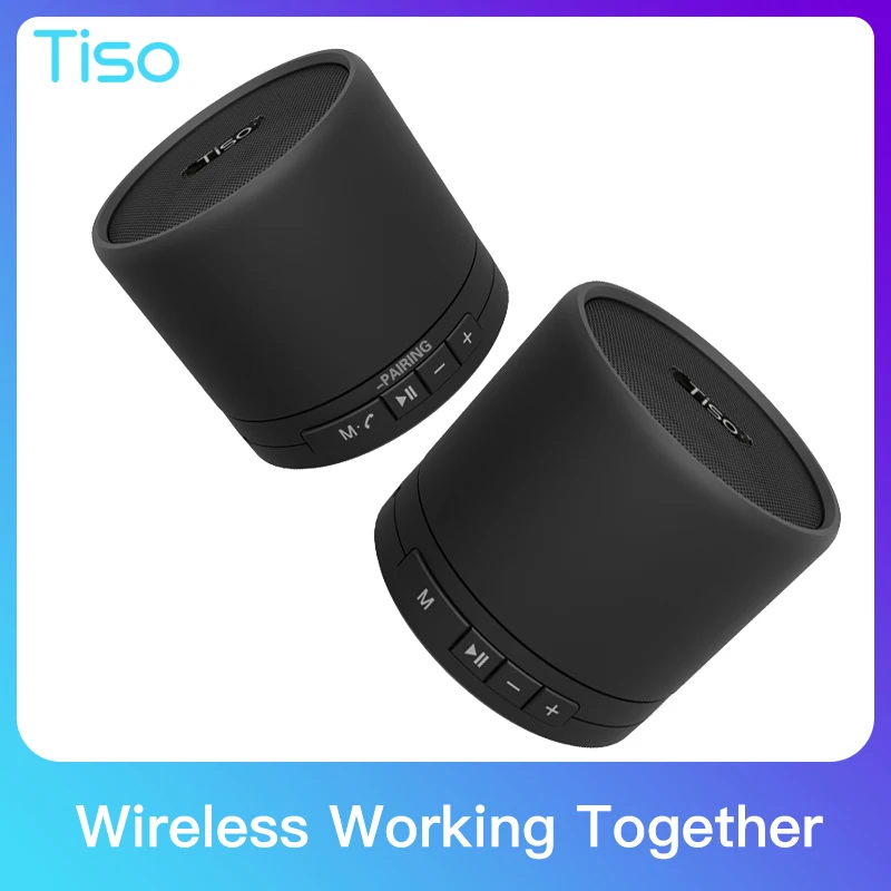 Tiso T5 10w TWS true беспроводные bluetooth стереоколонки|Портативные колонки| |