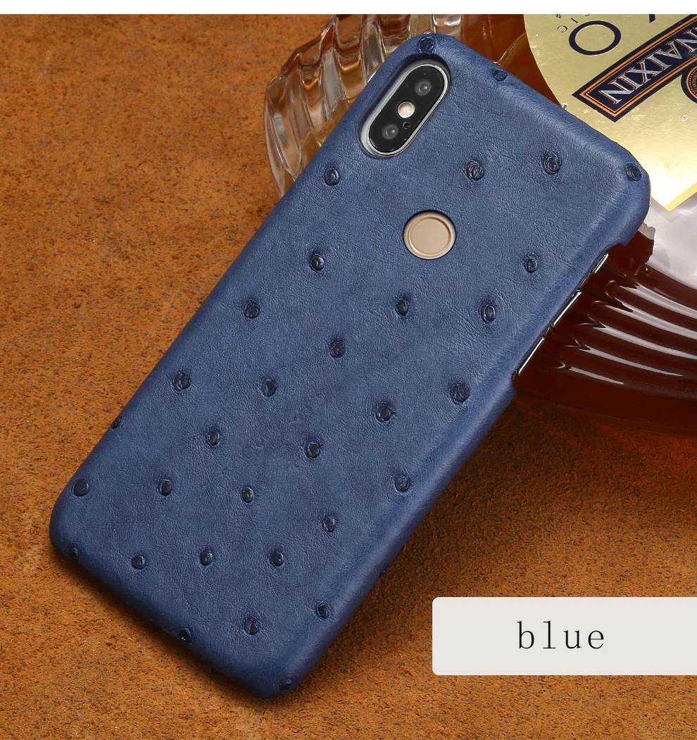 Чехол из натуральной кожи страуса для Xiaomi mi 9 8 Lite Explore ore Pocophone F1 чехол s для Red mi Note 7 чехол для телефона Роскошный чехол marvel
