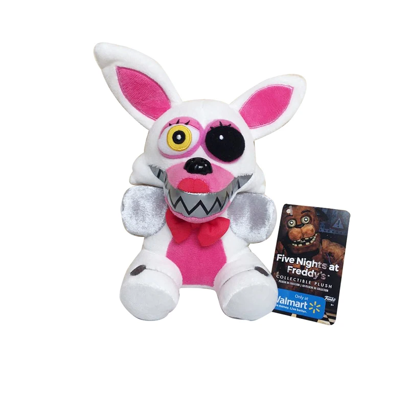 18cm White Foxy 18 см FNAF игрушки Five Nights at Freddy плюшевые игрушки кукла Фредди Fazbear Foxy Bonnie Chica Клоун плюшевые мягкие игрушки подарки для детей - Цвет: 18cm White Foxy