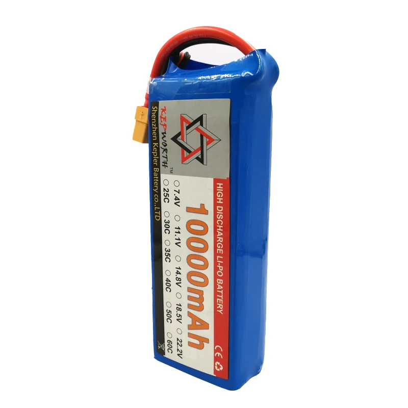 

2S 7.4V RC Lipo Battery 10000mAh 25C High Capacity For Helicopter Drone Plane Car Toy RC Li-Po Battery High Power