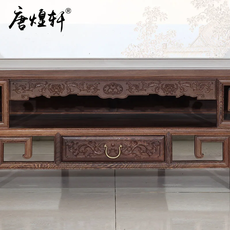 Деревянная мебель из палисандра шкаф для телевизора в китайском стиле простой