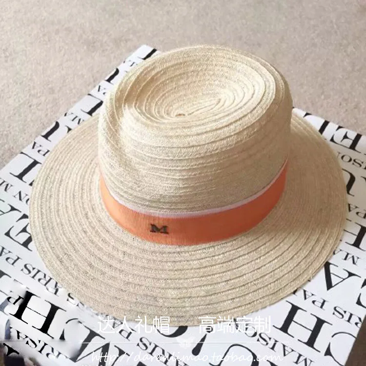 Летняя мода m широкополая sunbonnet Роскошные strawhat пляж шапка женская шляпа