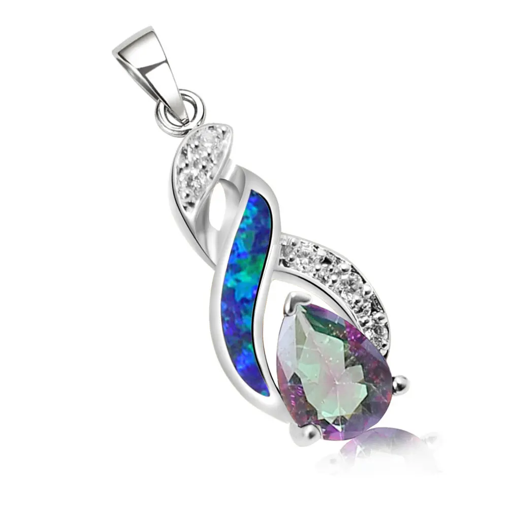 HERMOSA 8 видов конструкций натуральный австралийский опал заколка серебристого