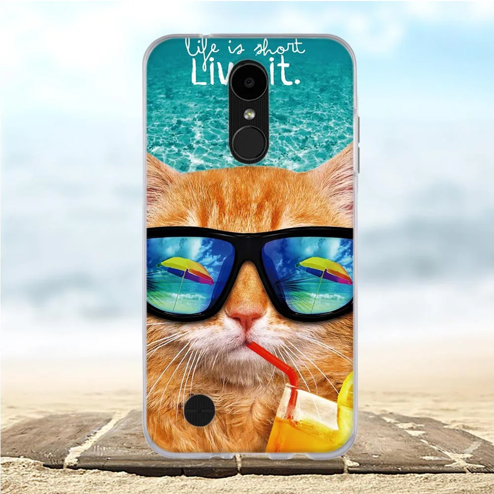 Для LG K4 2017 / M160 чехол из мягкого силикона ТПУ 3D узор милый для Phoenix 3 Fortune телефона s |