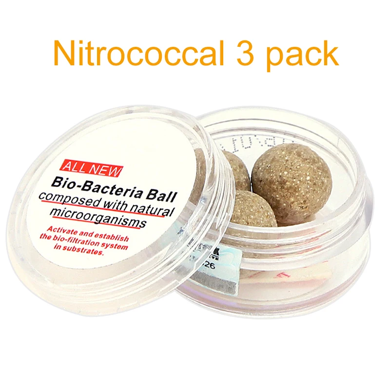 3 шт. нитробактерии био бактериальные шарики чистая вода для аквариума пруда