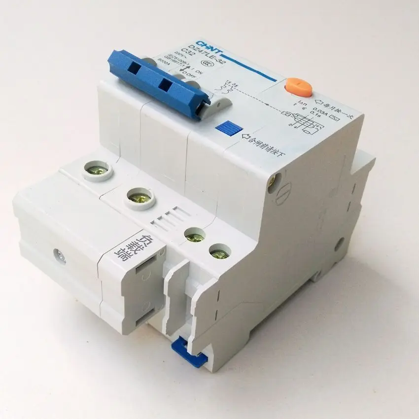 CHINT DZ47LE-32 2P C32A прерыватель цепи при утечке на землю/выключатель с остаточным током