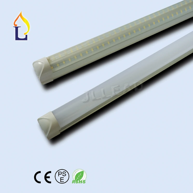 25 Упак. T8 V-shape Интегрированный Светодиодный трубчатый светильник 40W 48W 60W 4ft 5ft 6ft 8ft v