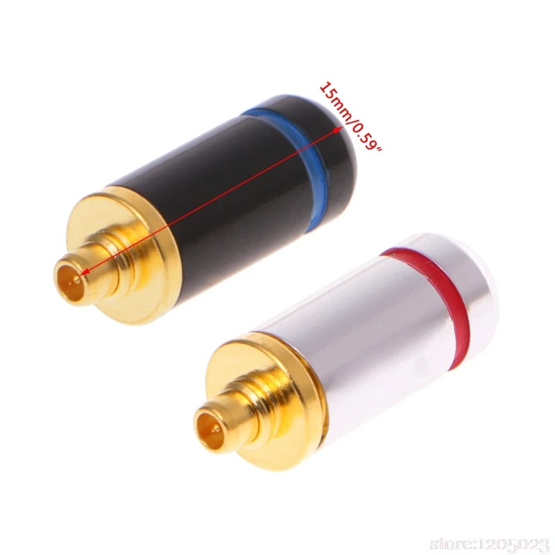 1 Pair Black/Silver 3.2mm DIY Earphone Connector Plug For MMCX SE535 SE215 UE900 | Обустройство дома