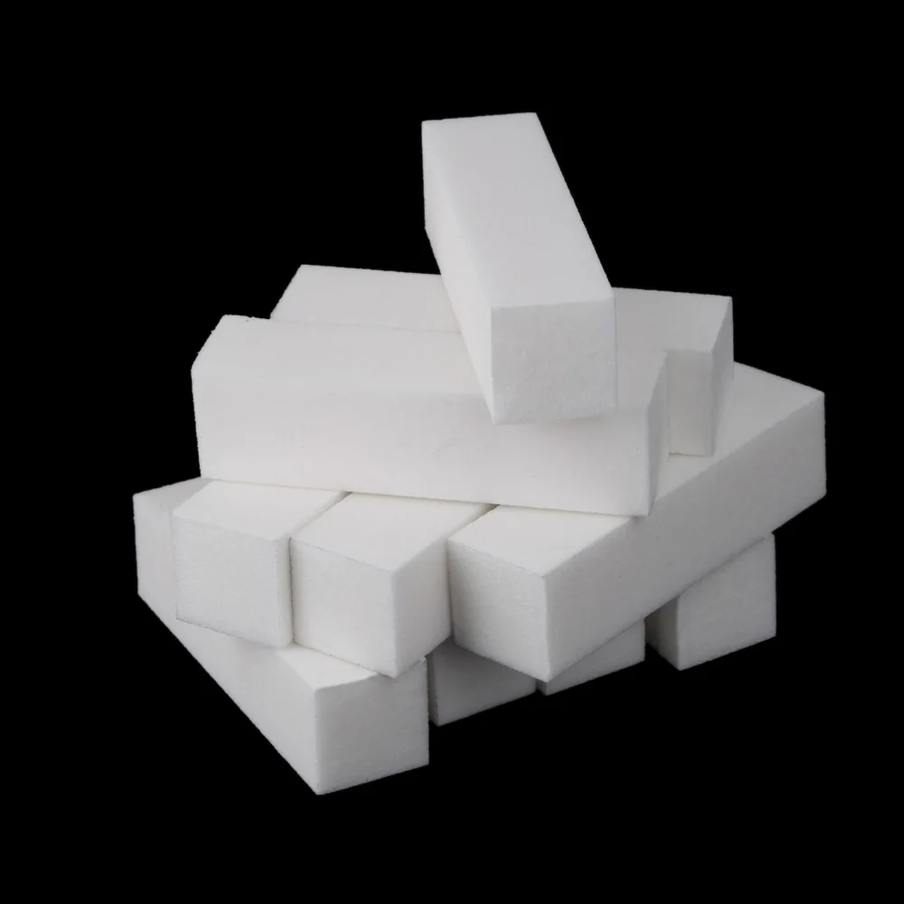 10 шт. белый буфер шлифовальный блок акриловые Типсы для ухода за ногтями