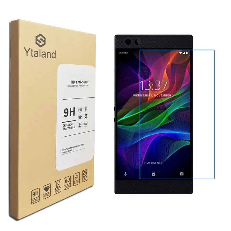Ytaland 9H + стекло для телефона Razer Закаленное Защитная пленка экрана закаленное