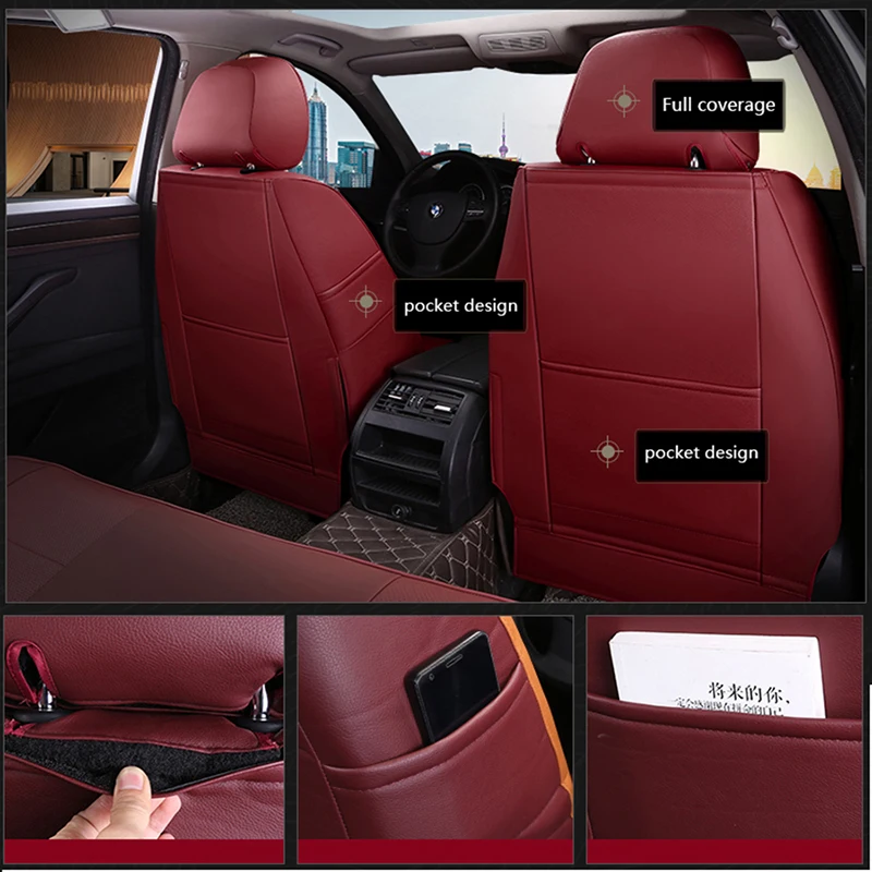 Чехол для автомобильного сиденья Wenbinge из воловьей кожи mazda 6 gh cx 5 3 bk cx7 2 cx3 626