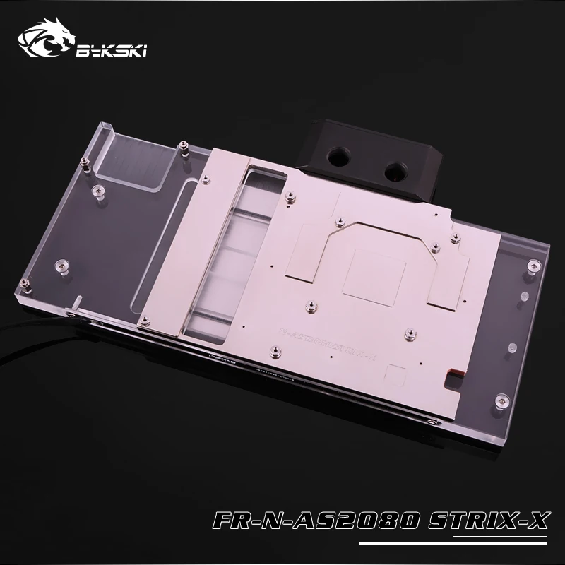 FR N AS2080 STRIX X Bykski GPU блок водяного охлаждения работать с материнской платой ASUS ROG RTX