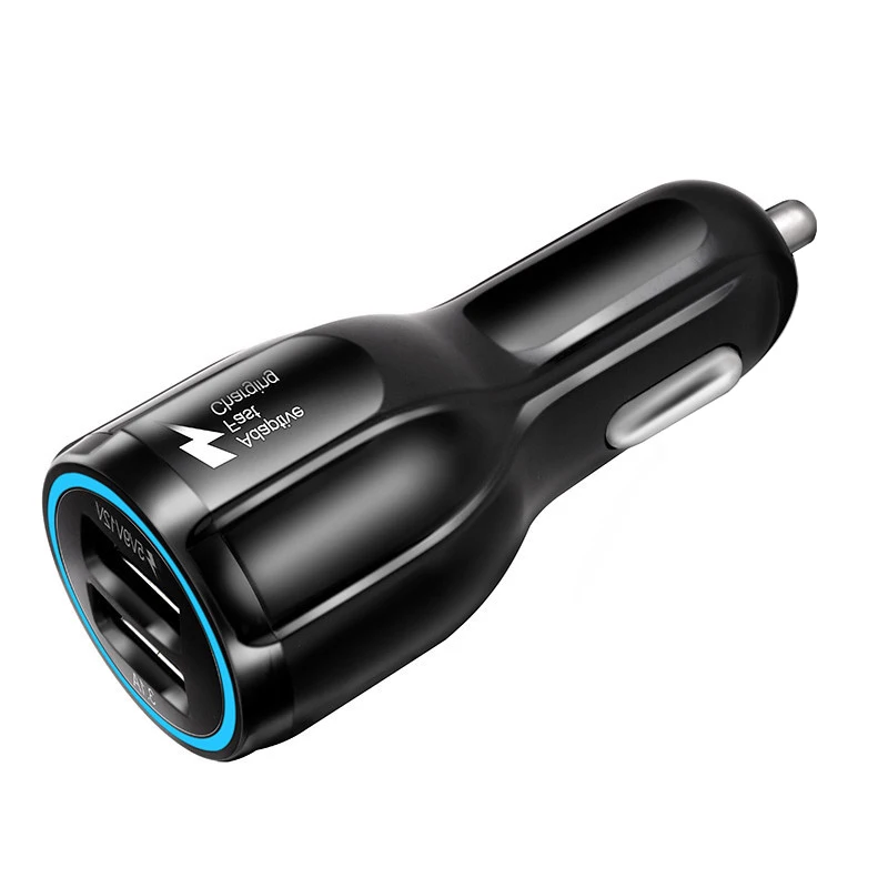 Быстрая зарядка 3 0 2 порта быстрая адаптация автомобильное зарядное устройство