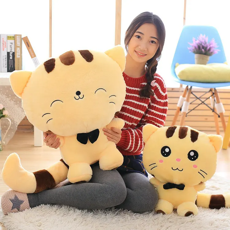 45 см милый новый стиль кошка плюшевые игрушки мягкие животные Красочный Большой