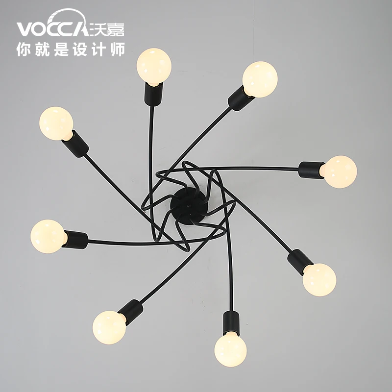 Wojia северные американские минималистский люстра ресторан творческая личность