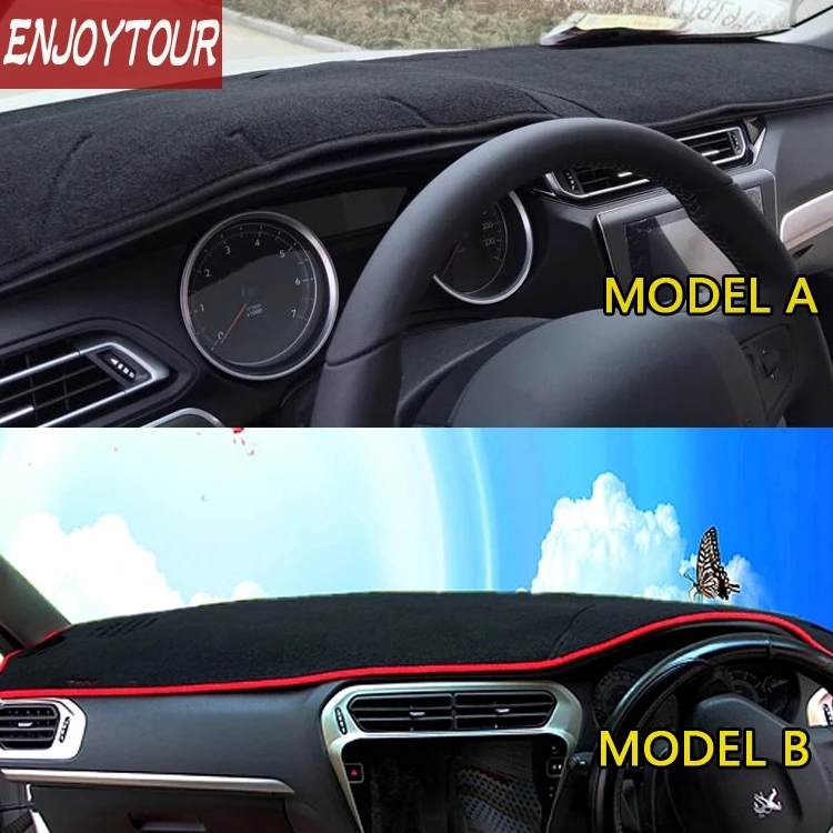 

For Peugeot 301 408 508 2011-2018 Car Styling Covers Dashmat Dash Mat Dashboard Cover 2012 2013 2014 2015 2016 2017