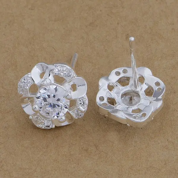 Серьги из серебра 925 пробы Модные Ювелирные серьги дорогие/Дорогие цветы/bztakraa